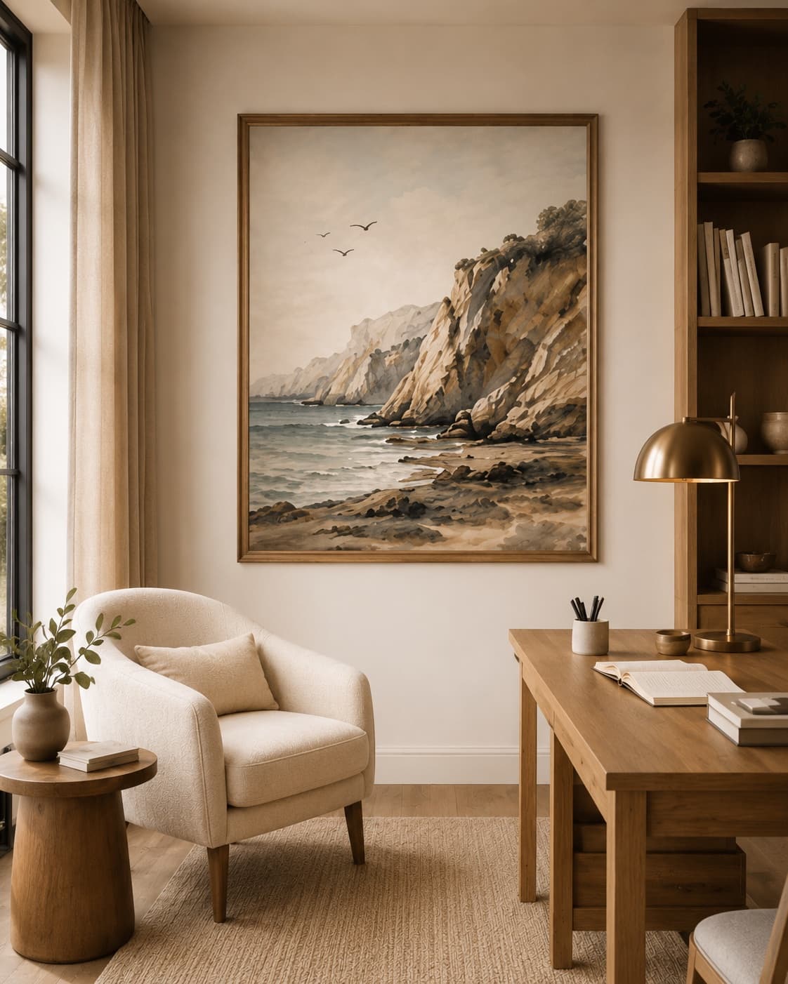Classic frame — print met echte lijst