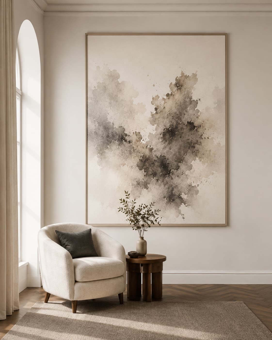 Minimal frame — print met echte lijst