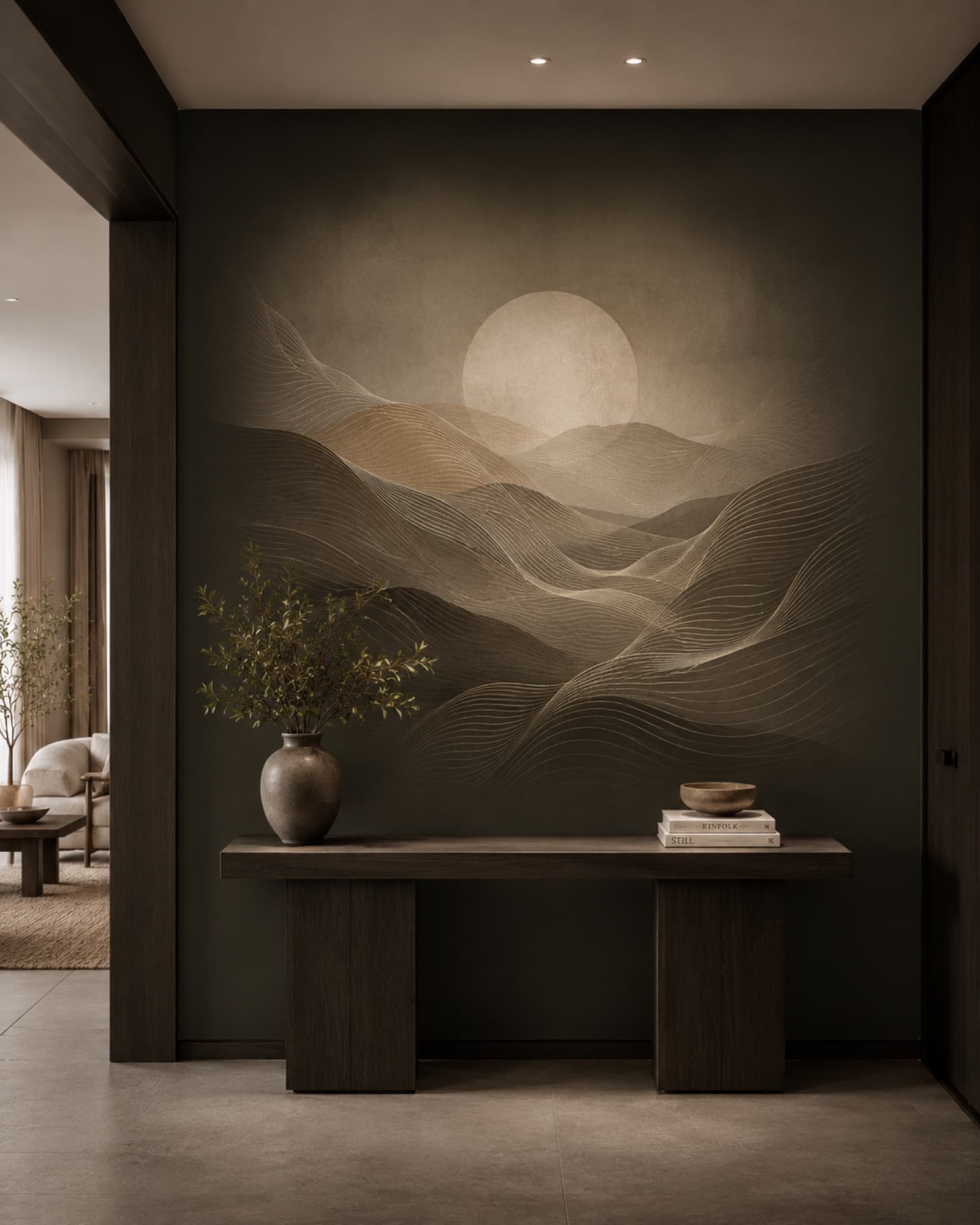 Lambrisering — wanddesign door Inkspire Walls