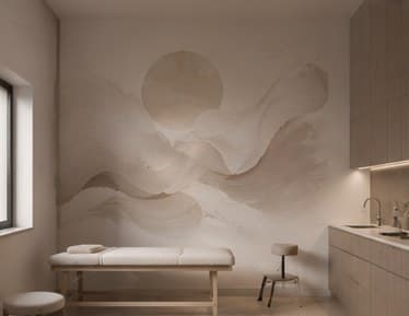 Praktijkruimtes — wanddesign door Inkspire Walls