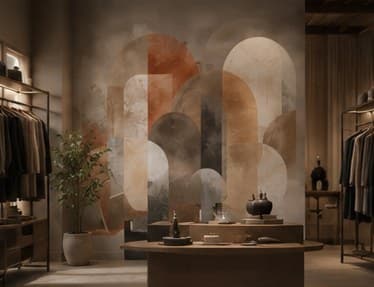 Winkels — wanddesign door Inkspire Walls